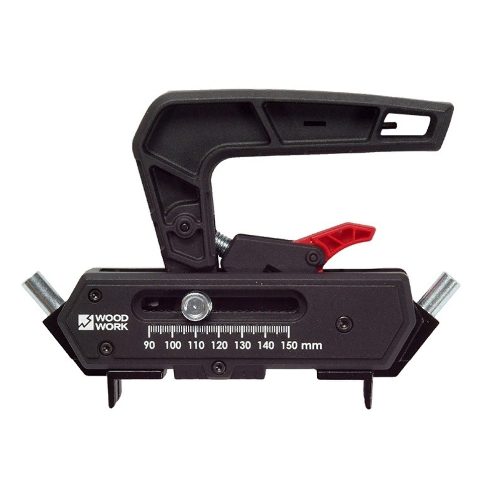 КОМПЛЕКТ для крепления террасной доски к лагам: Кондуктор сверлильный под углом PHJ-05 и Набор Шурупов 250 шт по дереву 4,5 x 60 мм TORX T15 стальные с антикоррозионным покрытием PHA-DK Woodwork N093-2AM