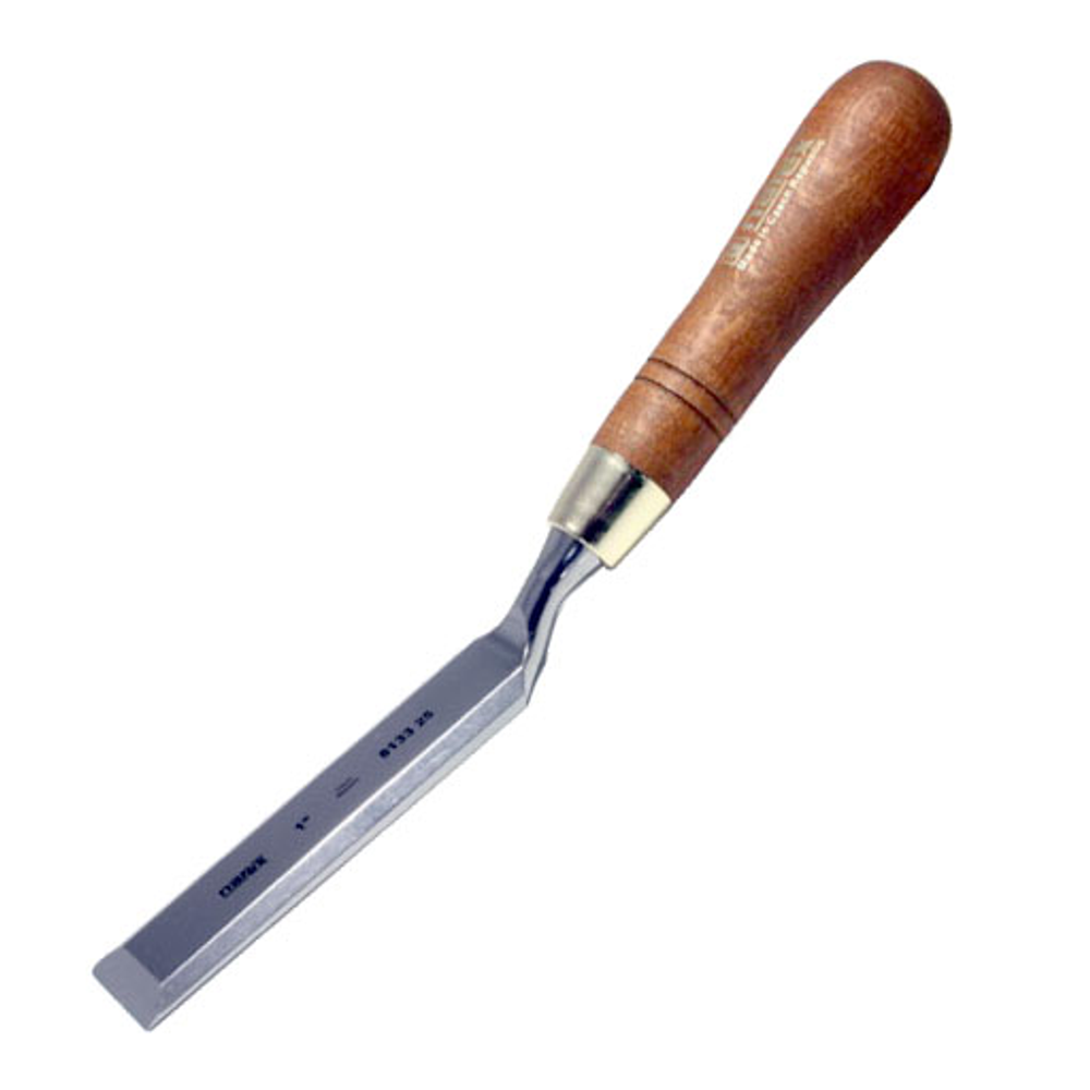 Новинка! Стамеска плоская изогнутая с ручкой Narex WOOD LINE PLUS ширина лезвия 25 мм 813325