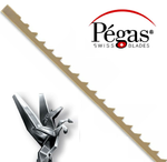 ХИТ! Пилки лобзиковые 12 шт Pegas по дереву N18 Super Hook 0.5 х 3.0 х 130 мм 6.68 tpi  90.618 М00013424