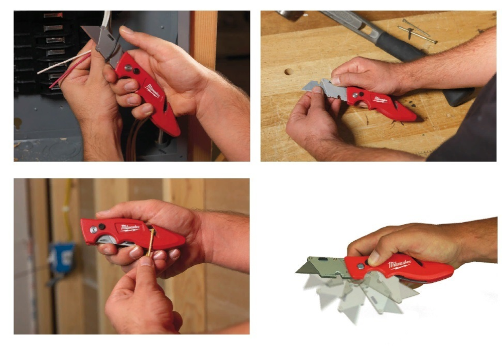 АКЦИЯ 2025 ЗИМНИЕ ПОДАРКИ! КОМПЛЕКТ с Ножом строительным многофункциональным складным FASTBACK 4932471357 по цене Клещей сантехнических 250 мм, 12 позиций ADJUSTABLE WATER PUMP PLIER 4932492459 MILWAUKEE ACC2511009