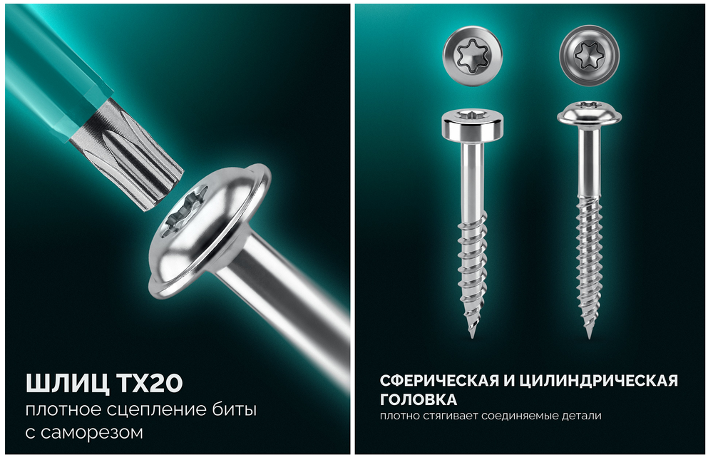 Новинка! Набор саморезов для глухих отверстий 850 шт. KRAFTOOL Woodsniper-PHS в кейсе 30067-PH
