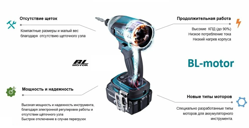 Новинка! Аккумуляторная ударная дрель - шуруповерт ударная Makita DHP 486 Z LXT 18 В, бесщеточный BL-двигатель, электронное управление. Дополнительная рукоятка, Max D сверления металл 13 мм, дерево 76 мм DHP486Z