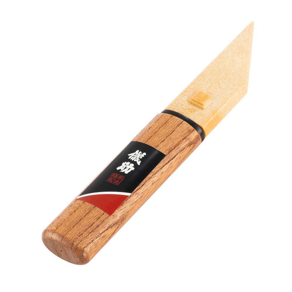 Новинка! Нож японский ремесленный Takagi Kiridashi для маркировки и резьбы по дереву, длина лезвия 60 мм, толщина 2.5 мм рукоятка из сакуры 1061030