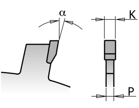 Диск пильный 150 x 30 x 6,0 / 3,0 15гр FLAT Z=12 CMT 240.060.06M
