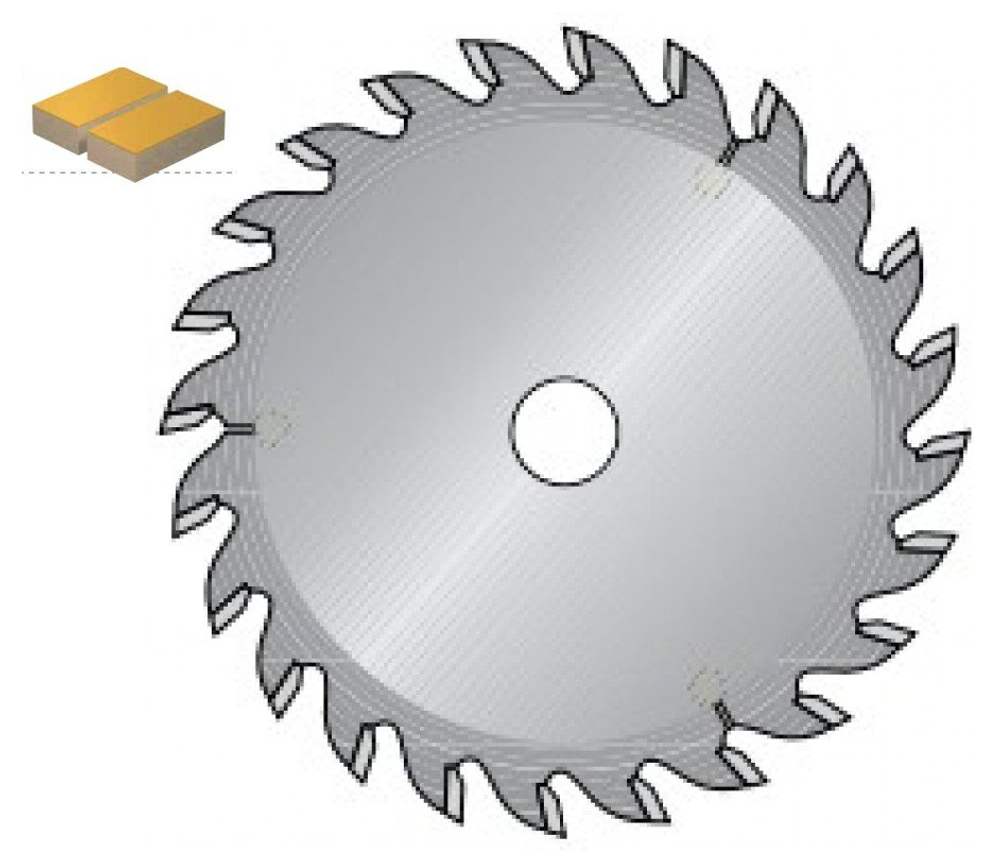 ХИТ! Подрезная усиленная коническая пила 120 x 20 x 3.1 - 4.1 / 2.2 x 24 DIMAR 95600533