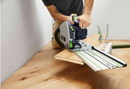 Пила погружная TS 60 KEBQ-Plus-FS c шиной - направляющей FS 1400 / 2, противоскольный вкладыш, Диск HW WD42 в систейнере Sys3 FESTOOL 577417