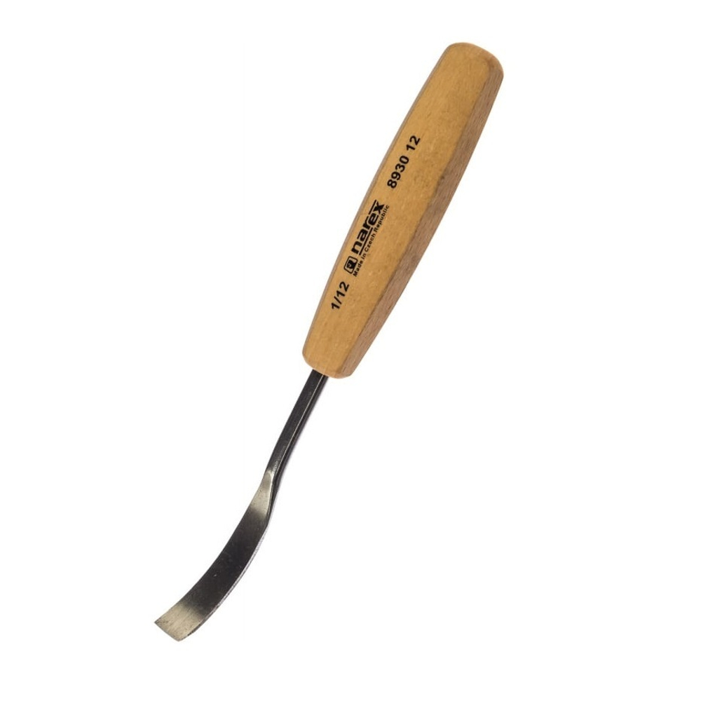 Клюкарза плоская 12 мм (резец по дереву) NAREX Wood Line Standard 893012