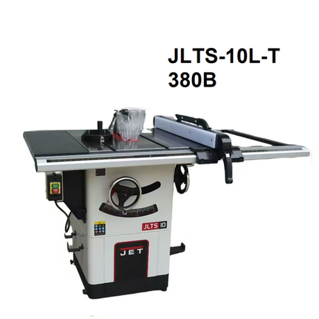 Новинка 2025! Циркулярная пила по дереву JET JLTS-10L-T 380В 2кВт, Диск 254/15,88 и 30 мм, Диск Dado 200/15,88 мм JR008