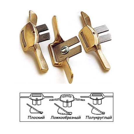 Новинка! Мини - стружки (струги) 3 шт. GOLDRATIO латунный корпус М00003732