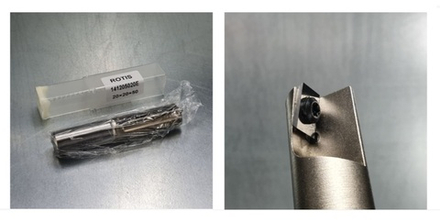 Фреза прямая D 20 x 50 x 109 S 20 со сменными ножами и 1 подчистной нож по древесине, фанере Rotis PROCUT 141205020E