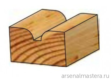 Фреза врезная радиусная удлиненная WPW R 6,3 хвостовик 12 мм RH06002