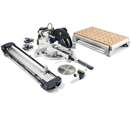 Торцовочная пила с протяжкой FESTOOL KAPEX KS 120 REB-Set-MFT с Многофункциональным столом MFT 576663