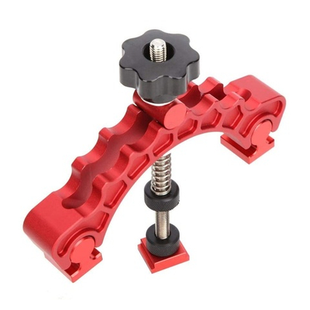 ХИТ! Прижим для установки в шину T-track пружинный двойной, глубина зажима до 90 мм Hongdui М00021354