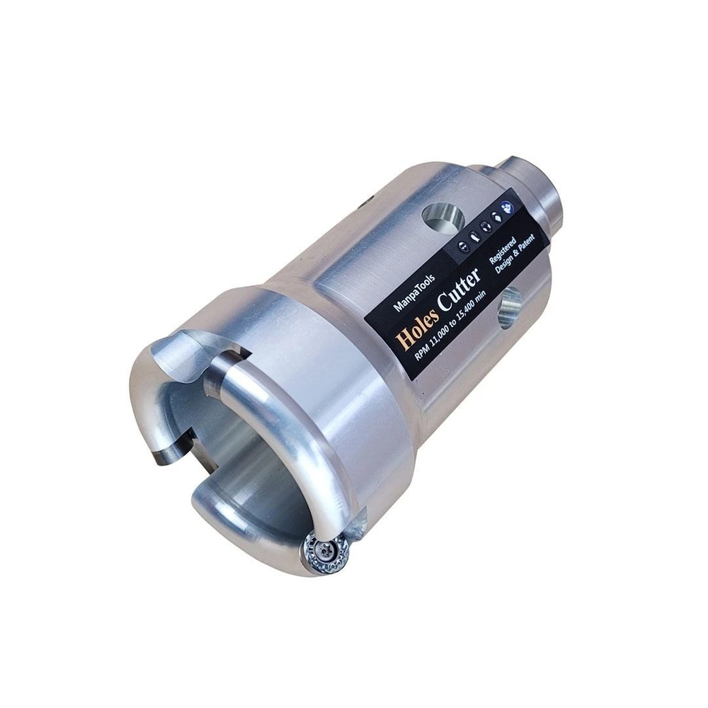 Новинка! Фрезерная насадка Holes Cutter 4 дюйм D 74 мм, Насадка 74 х 140 мм с тремя резцами диаметром 12 мм Manpa М00019727