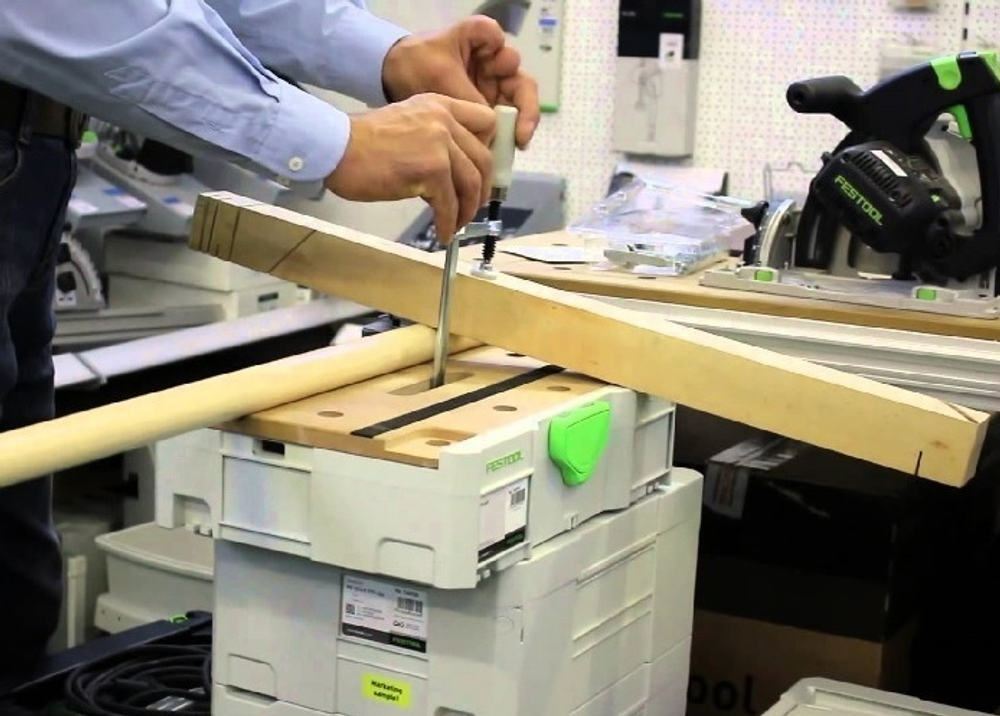 Контейнер с многофункциональной крышкой (мобильный верстак) FESTOOL Систейнер SYS-MFT 500076