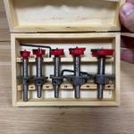 ХИТ! Набор 5 шт. сверл форстнера с регулируемым ограничителем врезания PROCUT Greencut 15, 20, 25, 30, 35 мм в коробке DL01005