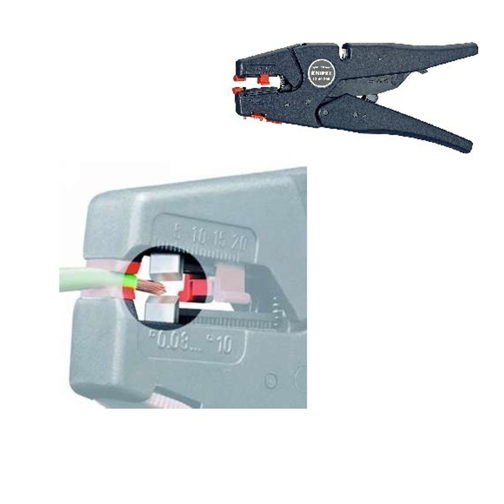 ХИТ! 1 пара запасных ножей для стрипера KN-1240200 KNIPEX KN-124901