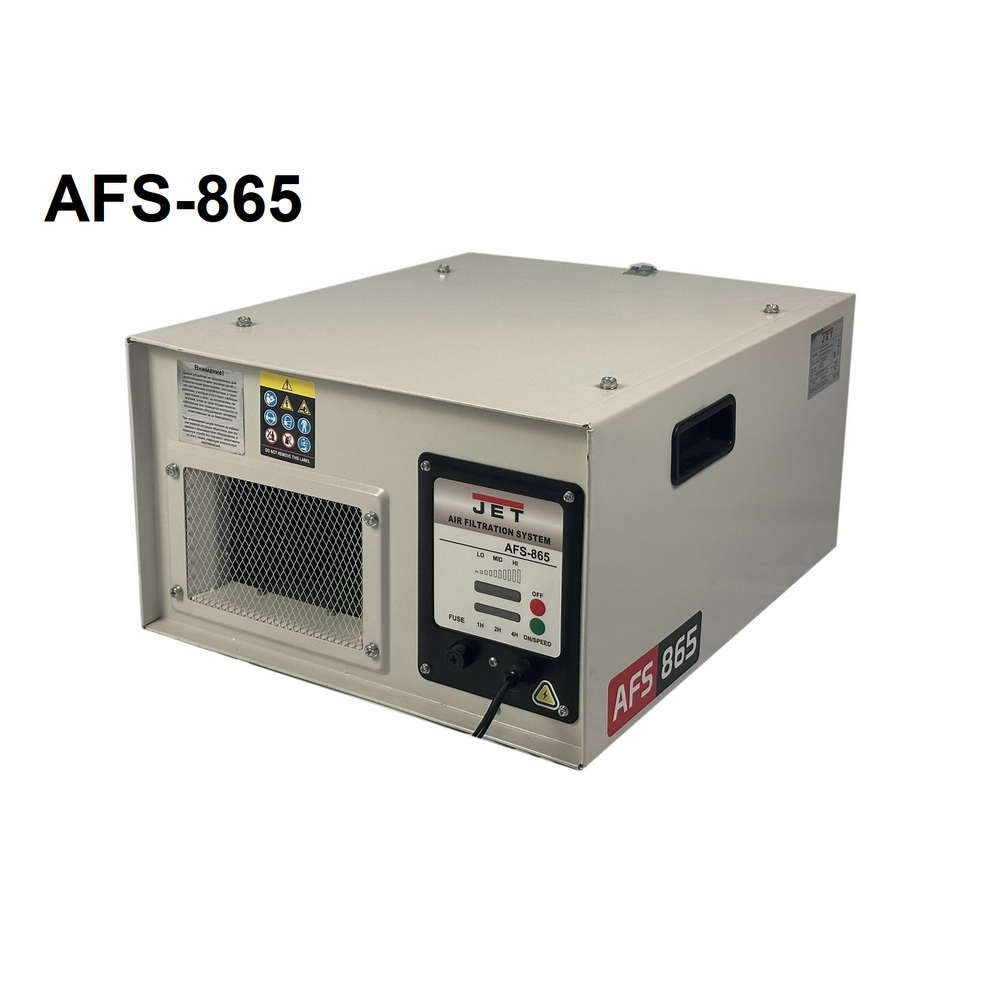 Новинка 2026! Фильтрующая система / Система фильтрации воздуха / вытяжка JET AFS-865 220В 200Вт 20-1200 м куб / ч JR026