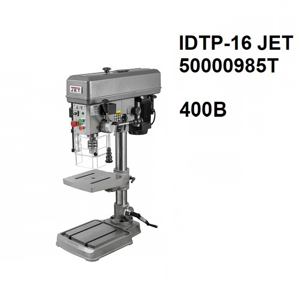 ХИТ! Настольный сверлильно - резьбонарезной станок 400 В 0,5 кВт IDTP-16 JET 50000985T
