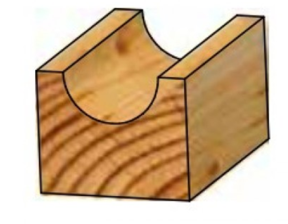 Фреза канавочная полукруглая WPW 8.0 x 6 x 38 x 8 R4.0 RB08005