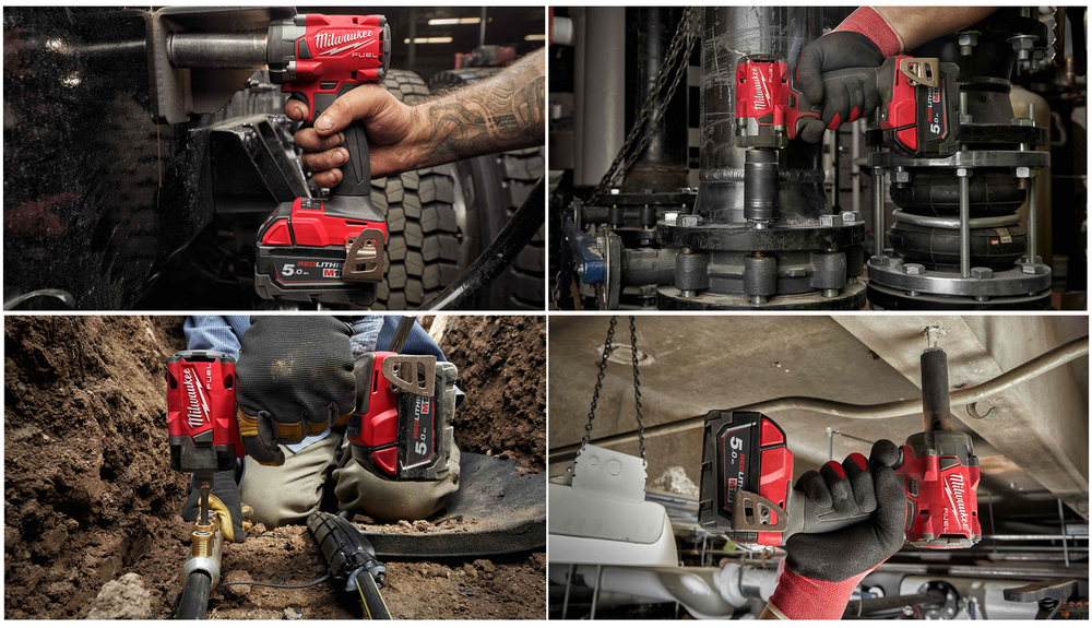 Новинка! Легкий старт: Аккумуляторный импульсный гайковерт Milwaukee M18 FUEL FIW2F12-0X с фиксацией фрикционным кольцом 4933478443