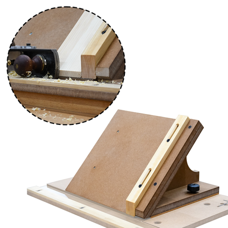 Новинка! Упор "Ослиные уши" на донце ПЕТРОГРАДЪ модель 2. Позволяет острогать торец заготовки под 45 градусов М00023955