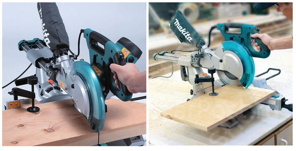 Новинка! Торцовочная пила Makita 1,43 кВт, диск 260/30 мм, функция протяжки, глубина распила при 90° 310 мм, при при 45° 220 мм, для распиливания древесины, пластика, ламината LS1018LN