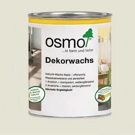 Масло цветное Osmo 3115 Светло - серое 0,75 л Dekorwachs Deckend для внутренних работ Osmo-3115-0,75 10100064