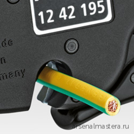 Стриппер автоматический 195 мм, MultiStrip 10, 0.03 - 10 мм2 AWG 32-8, 12 42 195 KNIPEX KN-1242195