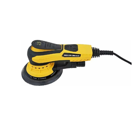 Новинка! Электрическая эксцентриковая шлифовальная машинка ручная Schtaer с пылеотводным шлангом и тормозом тарелки 220 В 0,35 кВт диск 150 мм эксцентрик 2,5 мм SCH-02-150-2.5