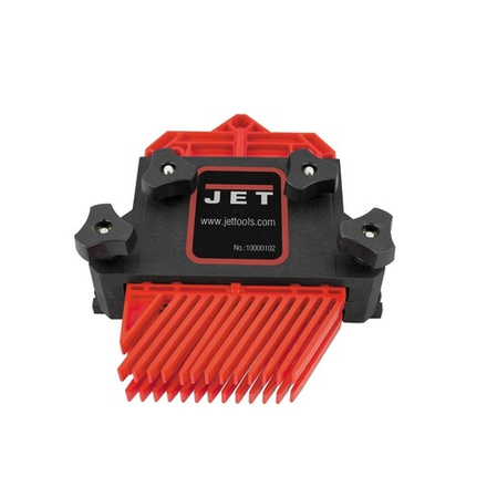 ХИТ! Прижимы гребенчатые 2 шт Jet пластиковые с креплением в Т - образный паз, для фрезерных и пильных станков для фиксации заготовки сверху и сбоку совместно с другими направляющими упорами 10000106