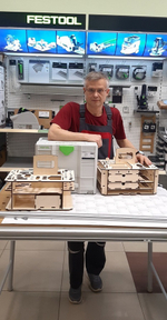 Вкладыш органайзер деревянный (подходит для систейнера Festool  SYS3 M 337) ArMa-18