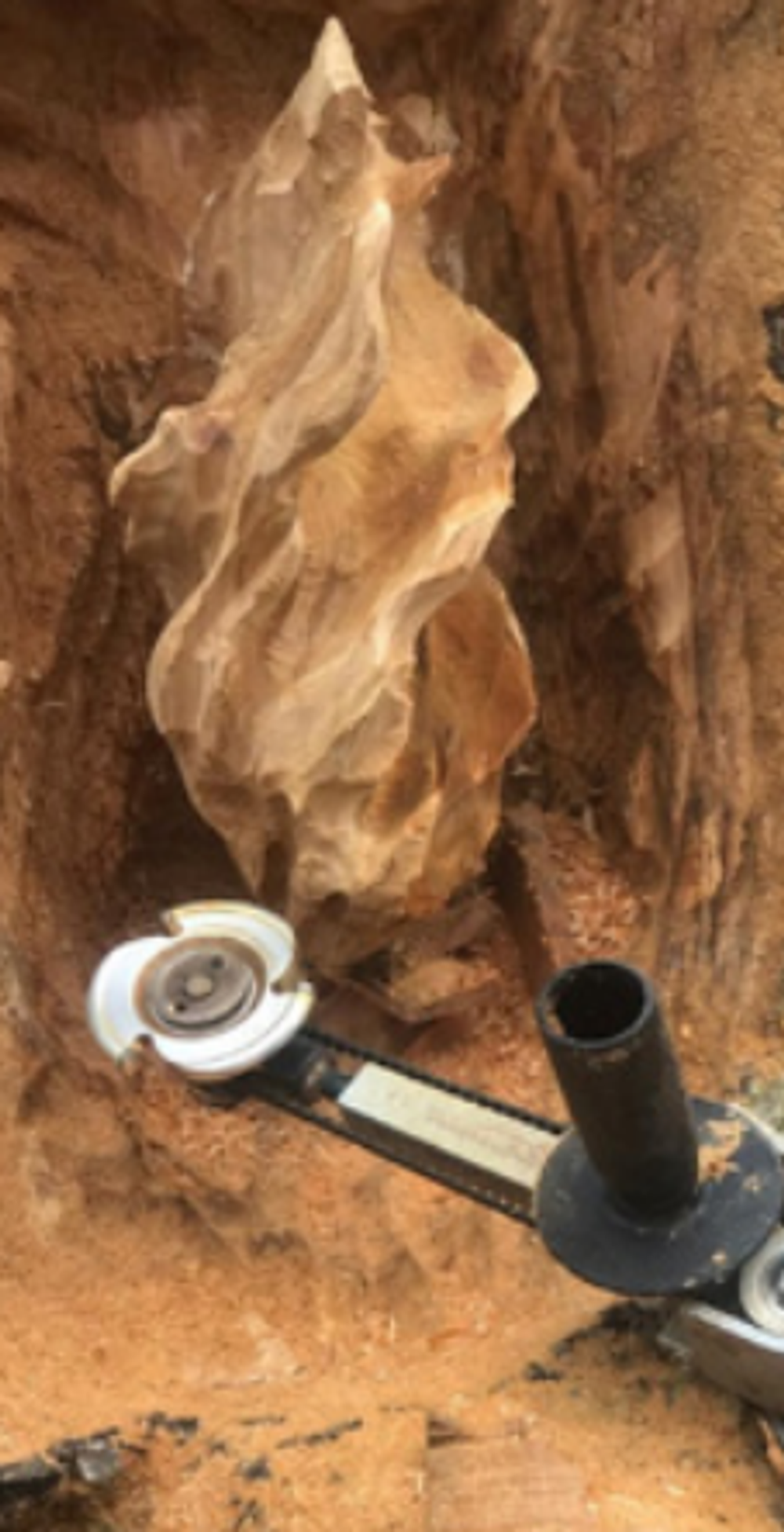 Новинка! Диск фрезерный шлифовальный / дисковая фреза Manpa Triangle Cutter 2 дюйм посадка 9,5 мм D 45 мм, для насадки Belt Cutter Bare Tool на УШМ М00019722