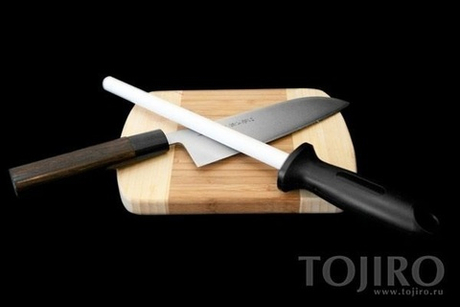 ХИТ! Мусат Hatamoto длина 203 мм из циркониевой керамики Tojiro HD-1230C