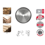 Новинка! Пильный диск SUPERIOR для торцовочных станков 260 х 2,4 х 30H х 80T ATB Woodwork 34.260.80
