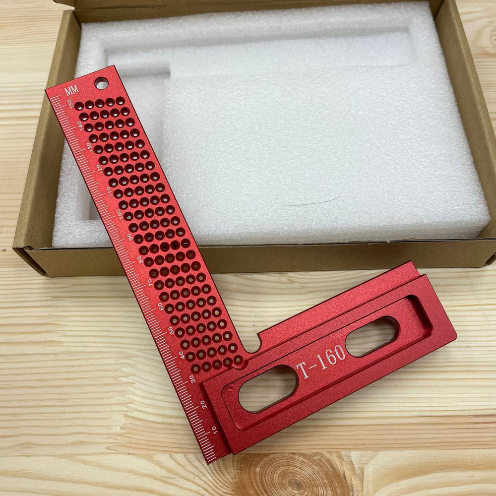 ХИТ! Угольник разметочный 160 мм Woodwork MGR-160