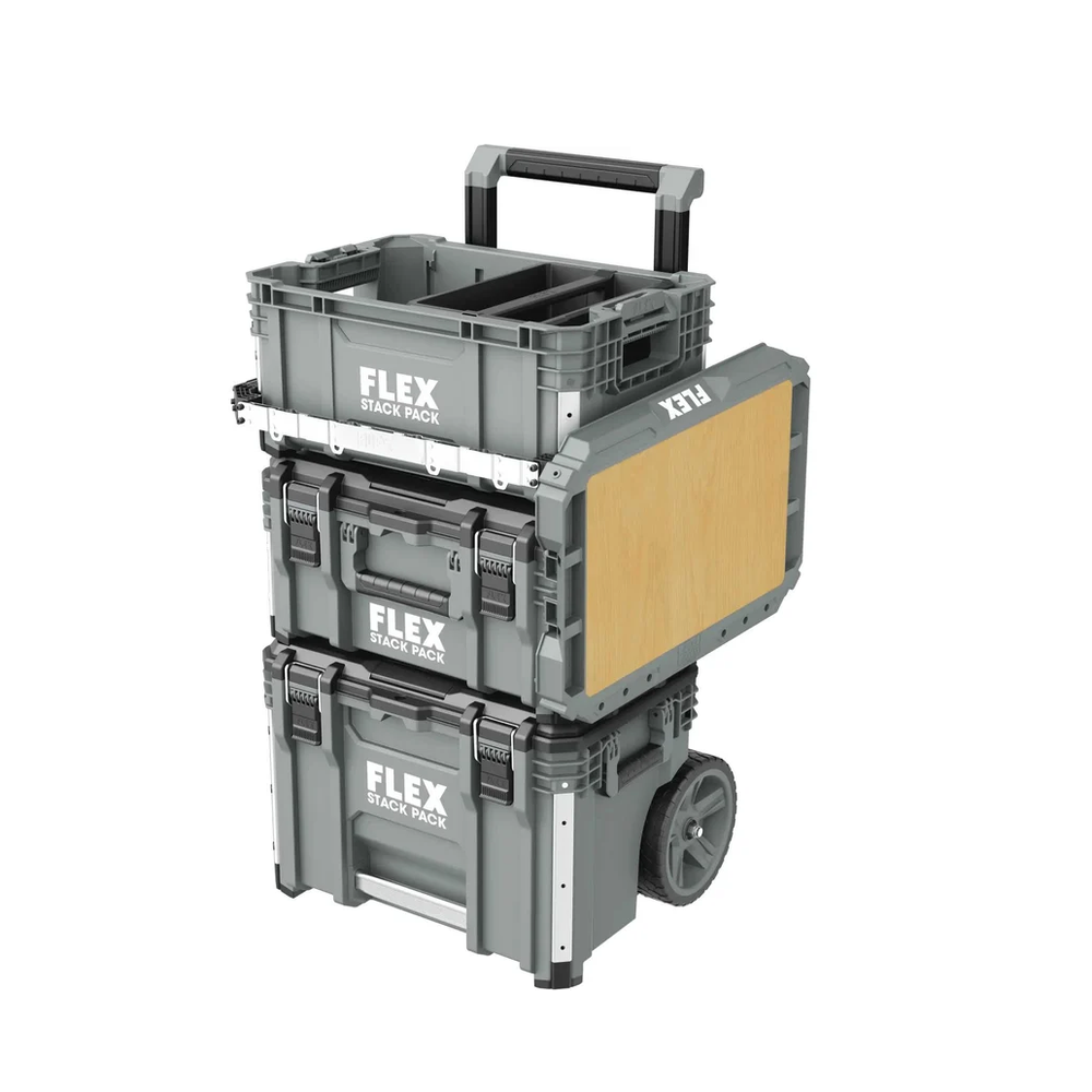 Новинка! Кейс - ящик с открытым верхом FLEX STACK PACK TKL SP C, пустой, 560 x 397 x 261 мм, для инструментов и принадлежностей 533238