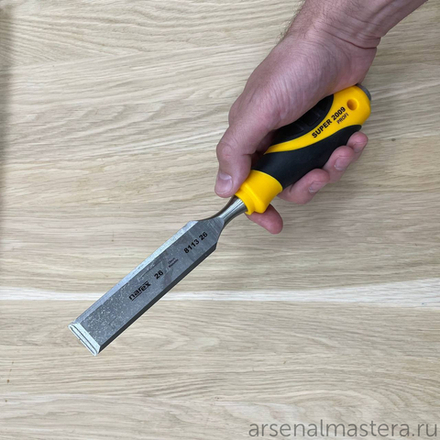 ХИТ! Набор 4 шт из плоских стамесок с ручкой 6, 12, 20, 26 мм Narex SUPER 2009 LINE PROFI в картонной коробке 860600