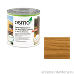 Защитное масло с УФ-фильтром Osmo 425 цветное прозрачное Дуб 0,75 л против роста синей гнили, плесени, грибков UV-Schutz-Ol Extra для наружных работ Osmo-425-0,75 11600033