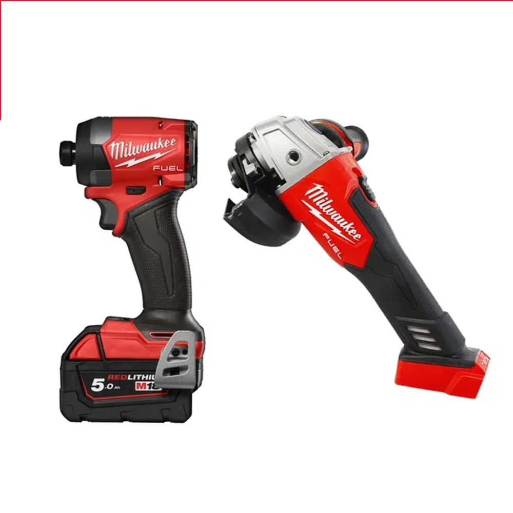 АКЦИЯ ОСЕНЬ 2025 Инструмент в подарок! Комплект: Аккумуляторный винтовёрт M18 FUEL FID3-502X с 2 аккумуляторами, быстрозарядным устройством 4933479865 и УШМ M18 FUEL FSAG125X-0X 4933478428 MILWAUKEE N063-2AM PT2509004