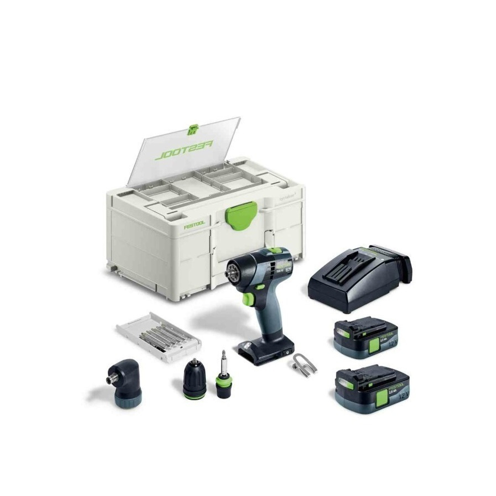 Новинка 2024! Аккумуляторная дрель - шуруповёрт TXS 12 2,5-Set FESTOOL 576874