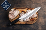 ХИТ! Японский Шеф Нож поварской Гюйто Fuji Cutlery серия FUJI CUT длина лезвия 180 мм, сталь Мо-V 3 слоя, рукоять полипропилен, заточка 6000 Tojiro FC-1662
