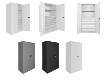 Шкаф инструментальный металлический ШИО 2000 х 1020 х 620 мм, 2 полки, 2 панели, 6 выдвижных ящиков для удобного доступа и оптимизации рабочего пространства Gresson ШИО-2000