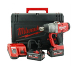 КОМПЛЕКТ! В кейсе M18 FUEL ONEFHIWF1-802X: Аккумуляторный высокомоментный импульсный гайковерт ONEFHIWF1-0 ONE-KEY 1 плюс 2 Аккумулятора HB8 8.0 Ач и Быстрозарядное устройство M12-18 FC MILWAUKEE 4933459733