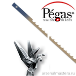 ХИТ! Пилки лобзиковые 6 шт со штифтами по дереву Pinned Regular 0.5х3 130мм 15tpi Pegas 90.476C М00013428
