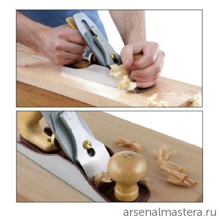 Рубанок DICK / Dictum N5 355 х 62 мм лезвие 51 мм для чистового строгания и выравнивания средних по размеру заготовок 703332 М00003904