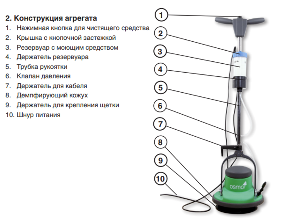 Многофункциональная машина Osmo Floorxcenter по обработке напольных покрытий 14000240