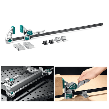 Новинка! Струбцина - тиски быстрозажимная рычажная KRAFTOOL Quick VISE-CLAMP 844 / 600 / 85 мм, усилие 300 кг 32311
