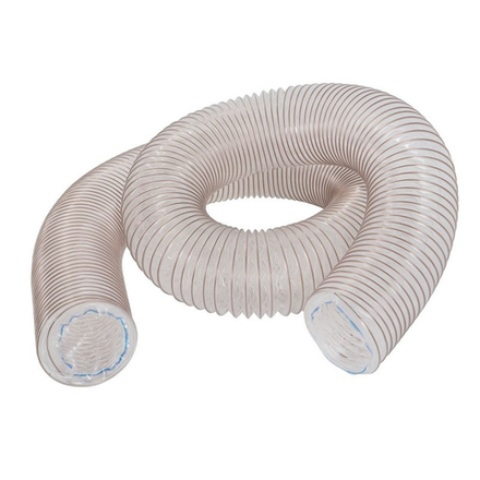 ХИТ! Прозрачный полиолефиновый шланг длиной L 5 м D 100 мм стенка 0,6 мм Woodwork WE-100-50