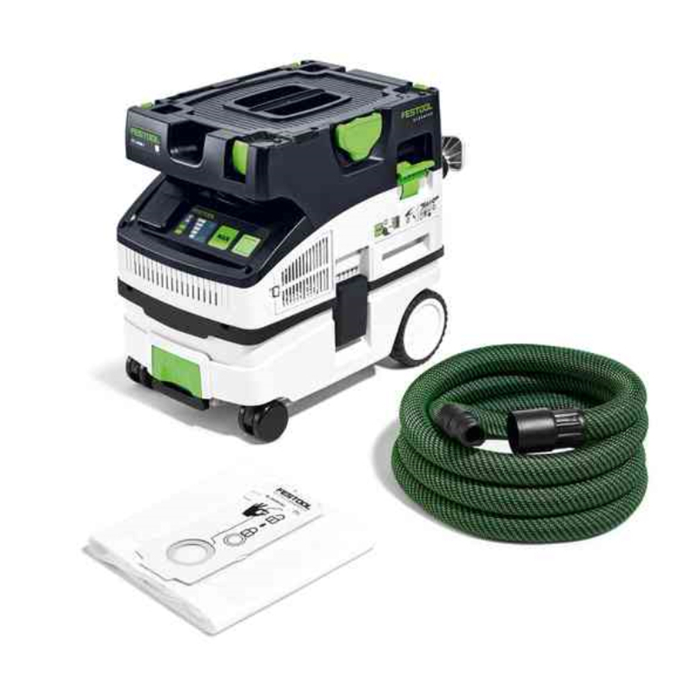 ВЕСНА СКИДКИ ХИТ! Пылеудаляющий аппарат FESTOOL CTL MINI I CLEANTEC (гладкий антист.шланг CT 27/32 x 3,5 м, Bluetooth) 574840